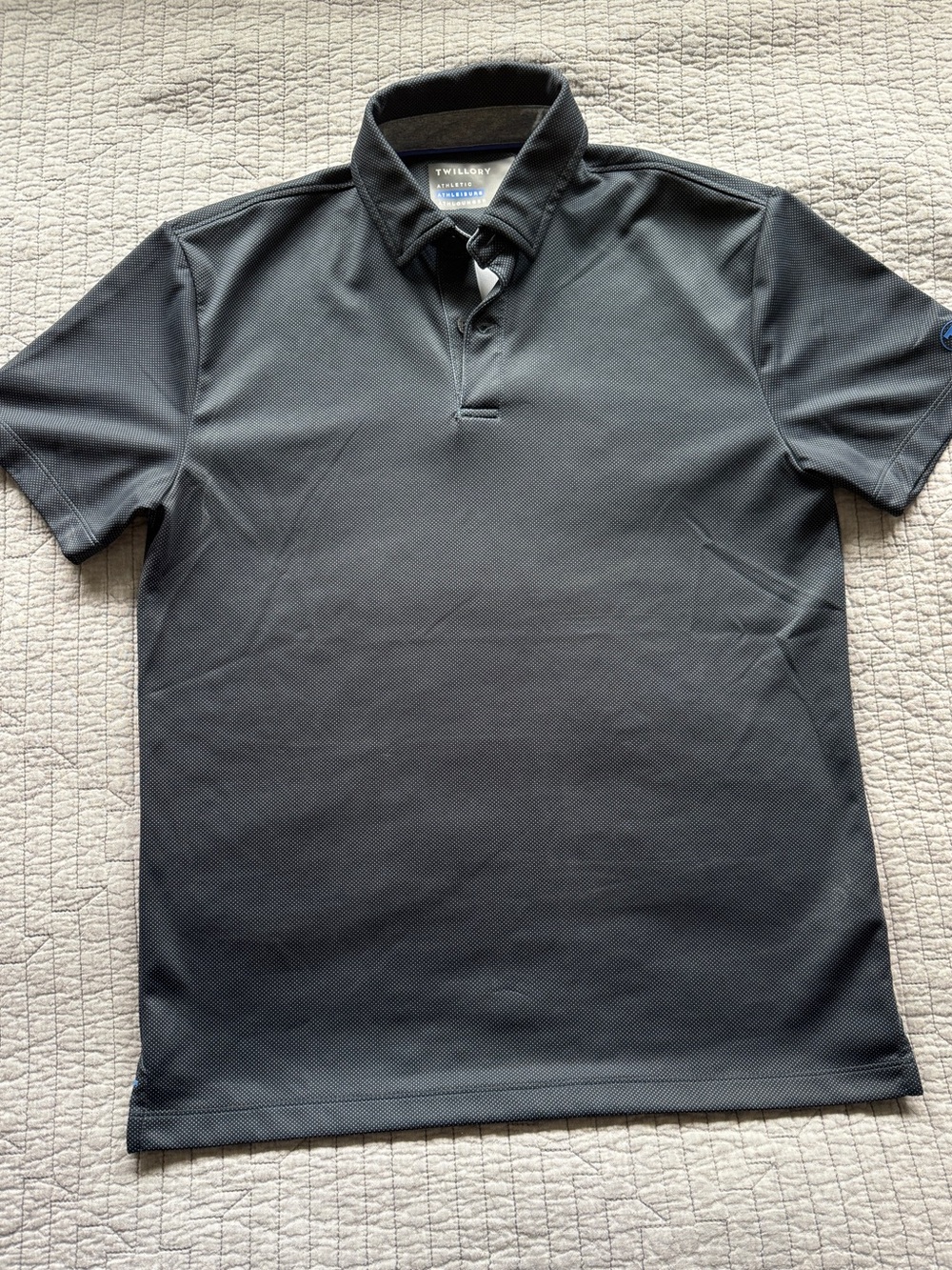 Twillory Men’s Athleisure Performance Dark Polo - Small